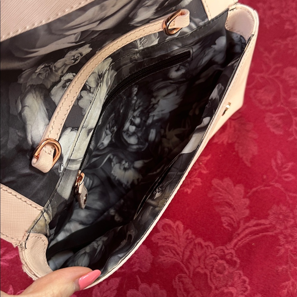 Ted Baker Pink Leather Crossbody Clutch - Picture 4 of 8